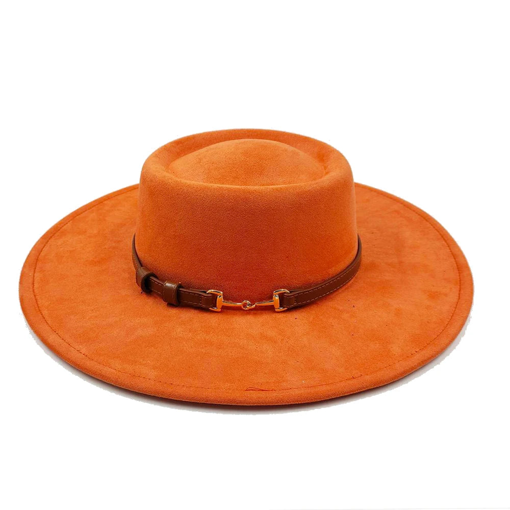 Fedora Hat for Women/Men Luxury Big brim Panama Jazz Hat Heart Top Design Classic Gentleman Elegant Hat Wholesale