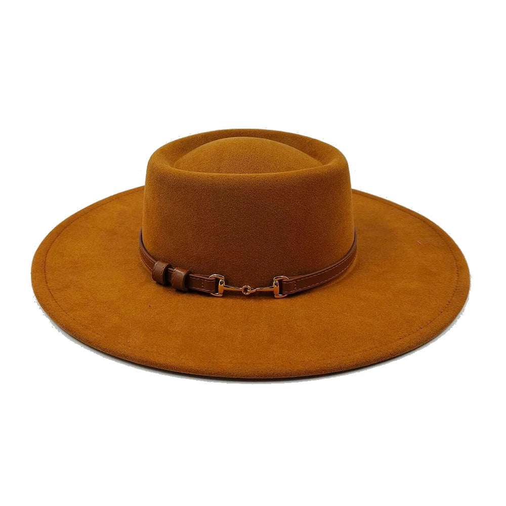 Fedora Hat for Women/Men Luxury Big brim Panama Jazz Hat Heart Top Design Classic Gentleman Elegant Hat Wholesale