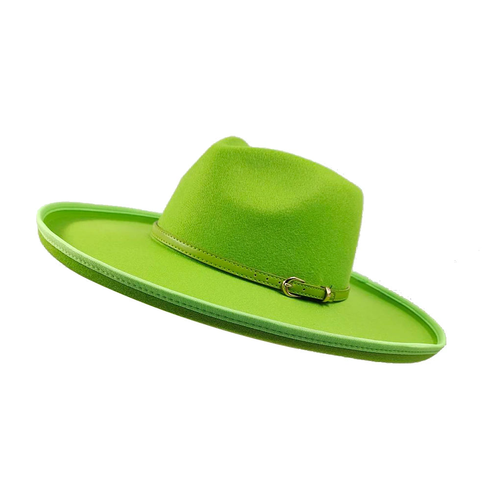 Fedora Hat for Women/Men Luxury Big brim Panama Jazz Hat Heart Top Design Classic Gentleman Elegant Hat Wholesale