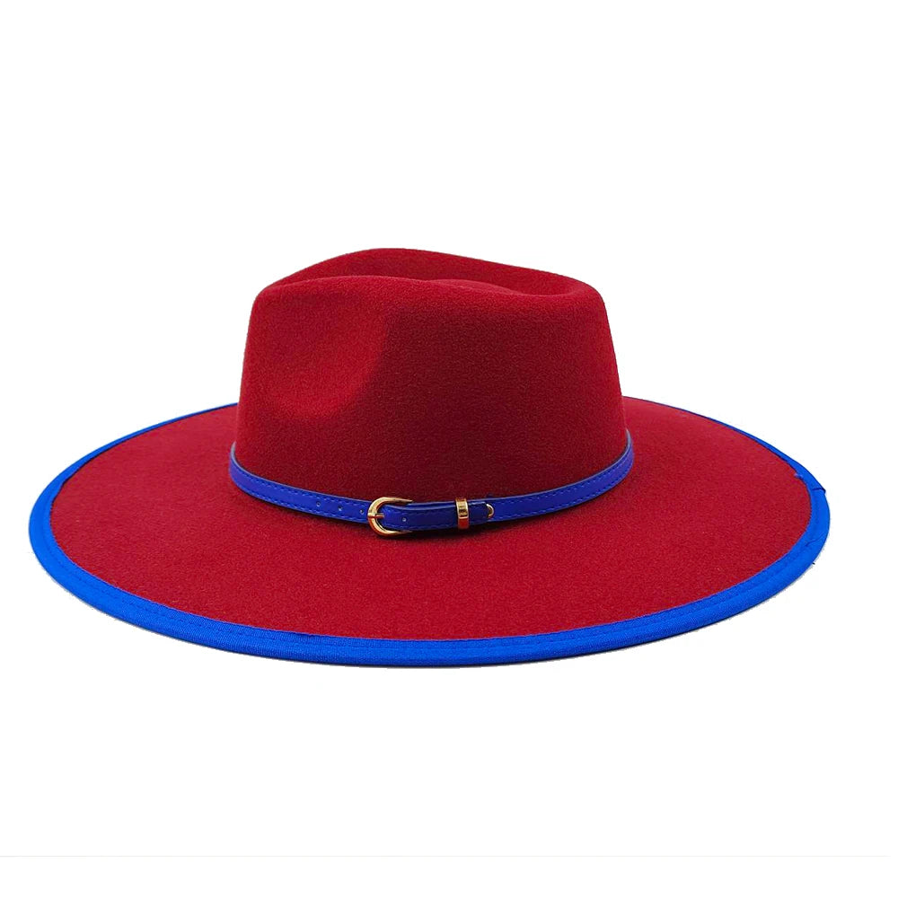 Fedora Hat for Women/Men Luxury Big brim Panama Jazz Hat Heart Top Design Classic Gentleman Elegant Hat Wholesale