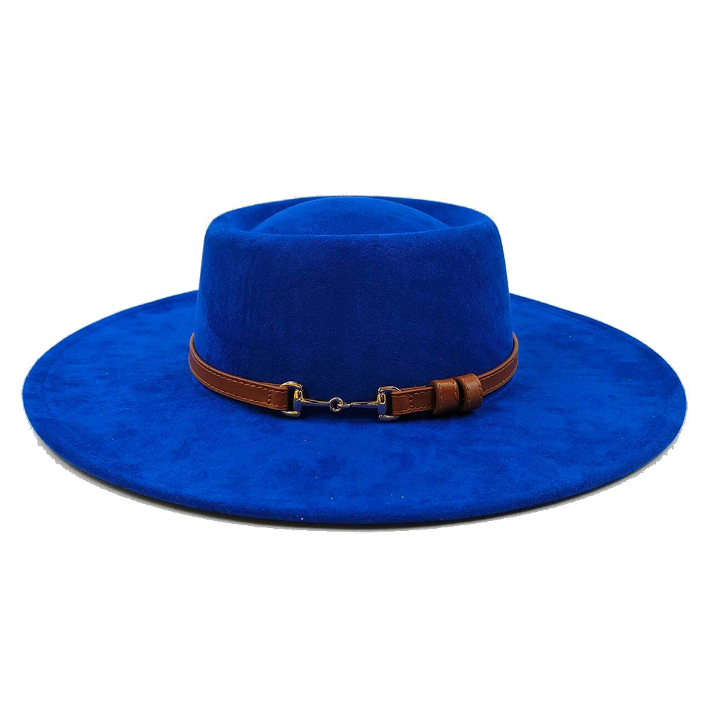 Fedora Hat for Women/Men Luxury Big brim Panama Jazz Hat Heart Top Design Classic Gentleman Elegant Hat Wholesale