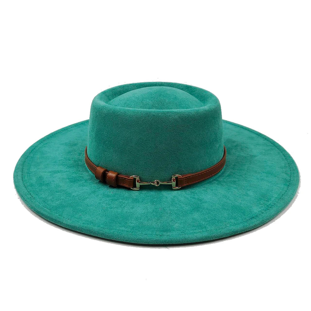 Fedora Hat for Women/Men Luxury Big brim Panama Jazz Hat Heart Top Design Classic Gentleman Elegant Hat Wholesale