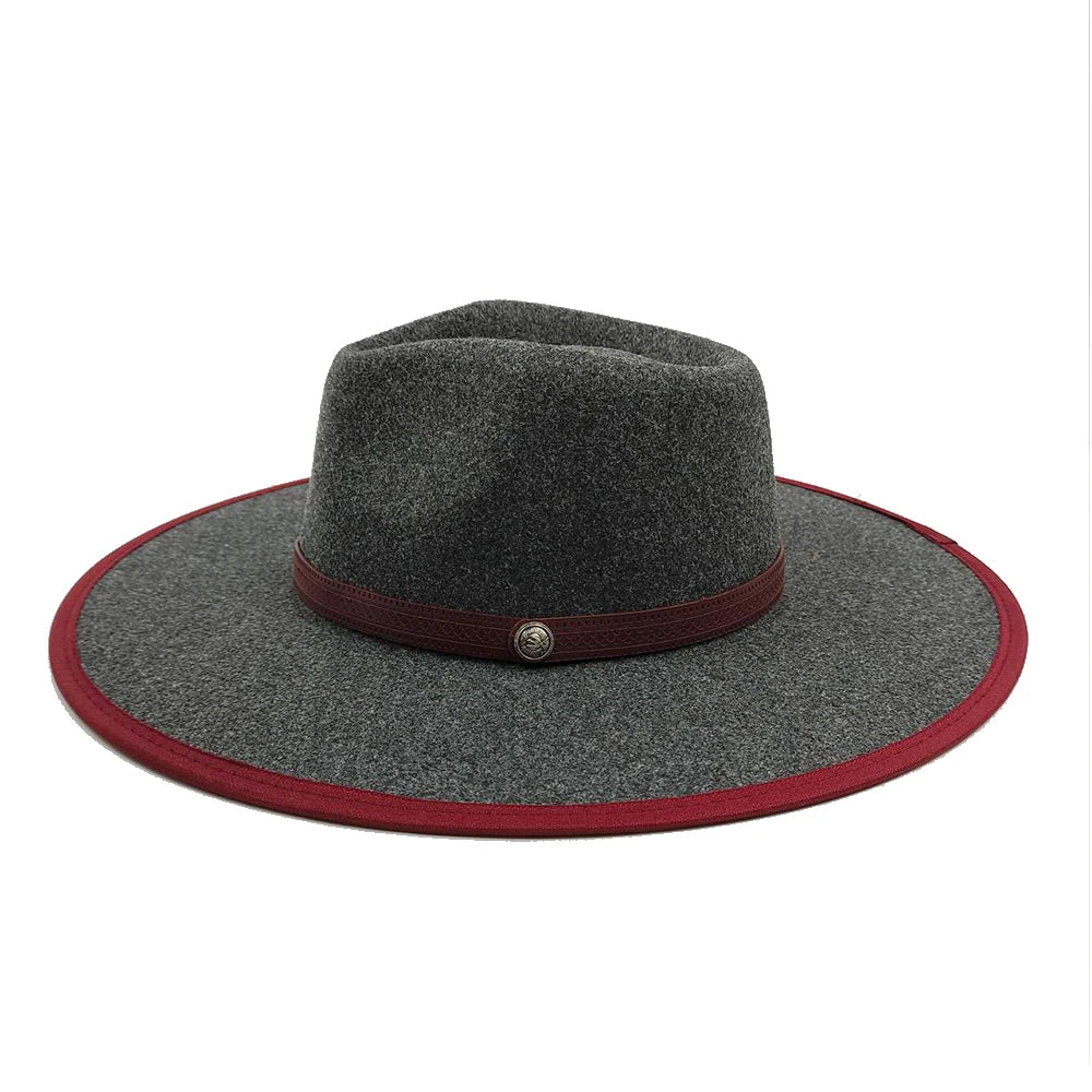 Fedora Hat for Women/Men Luxury Big brim Panama Jazz Hat Heart Top Design Classic Gentleman Elegant Hat Wholesale