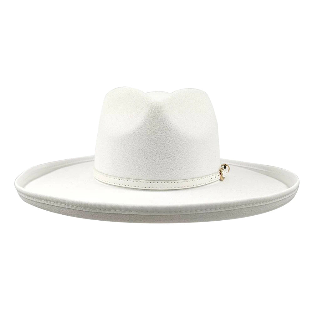 Fedora Hat for Women/Men Luxury Big brim Panama Jazz Hat Heart Top Design Classic Gentleman Elegant Hat Wholesale