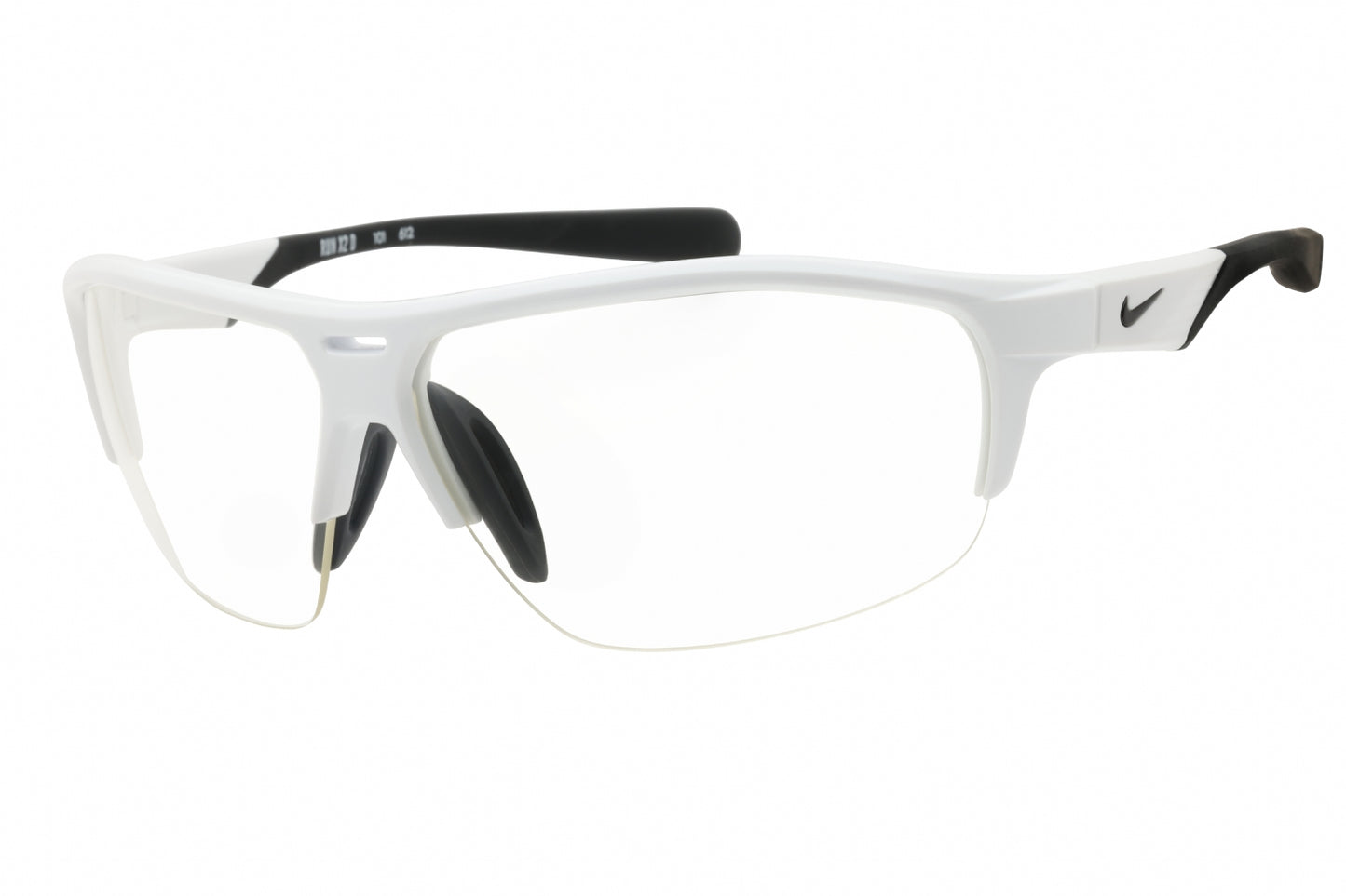 Nike RUN X2 D Color: WHITE/BLACK W/ CLEAR LENS